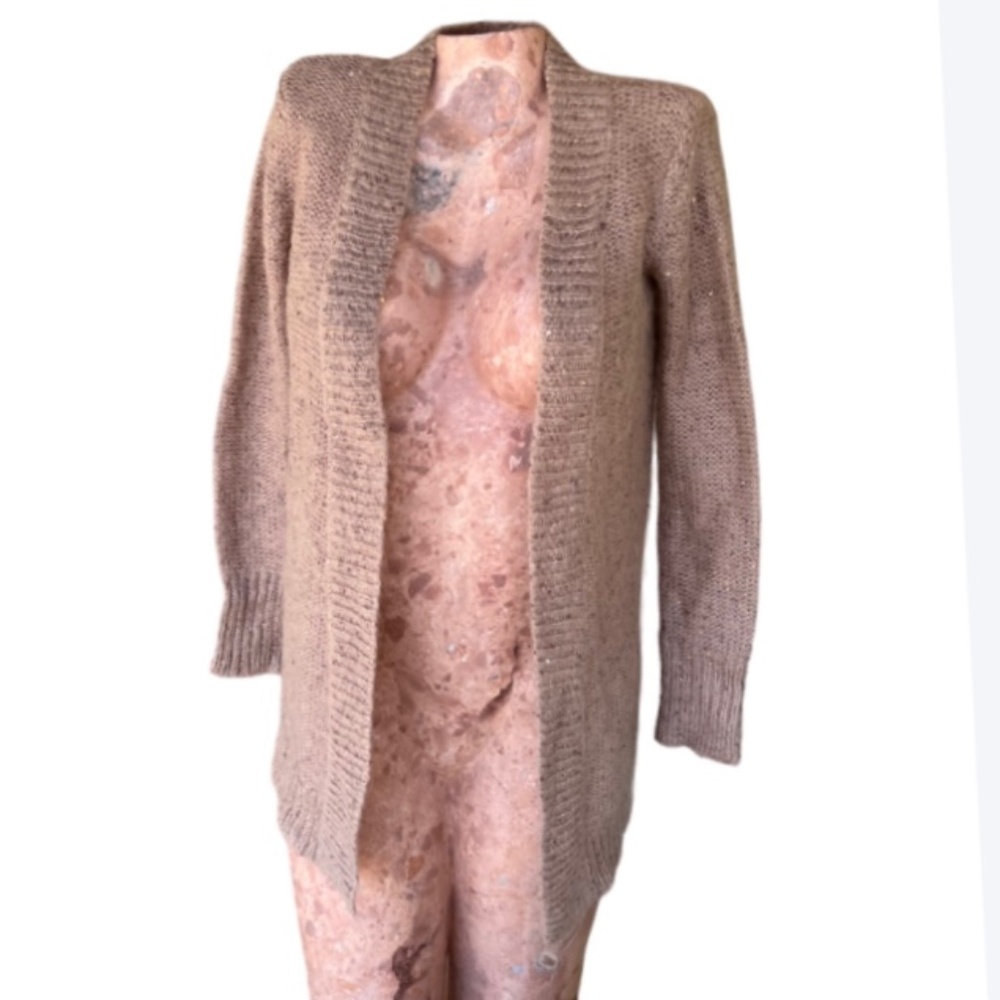 CYTHIA ROWLEY Cream/Pink Knit Crochet
